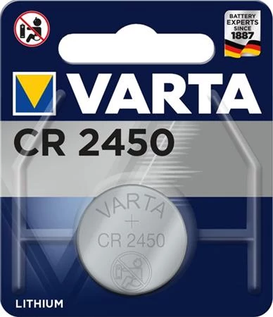Gombelem, CR2450, 1 db, VARTA 