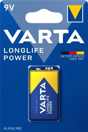 Elem, 9V, 1 db, VARTA 