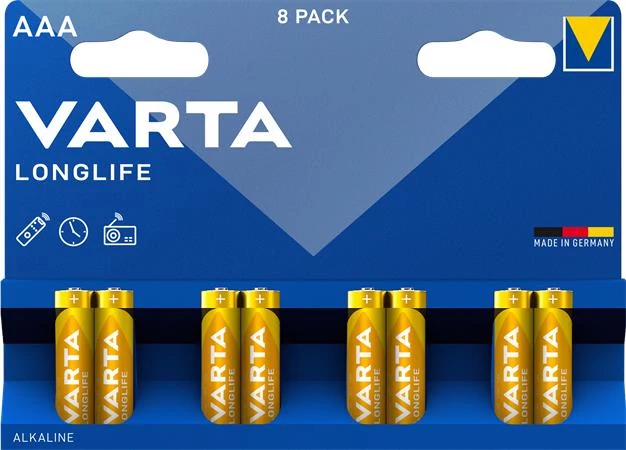 Elem, AAA mikro, 8 db, VARTA 