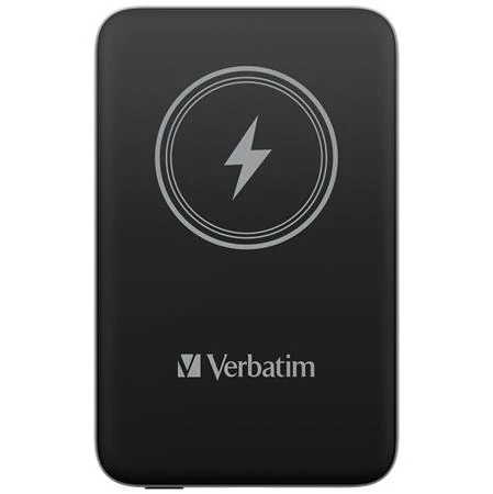 Hordozható akkumulátor, vezeték nélküli töltés, 10000 mAh, VERBATIM 