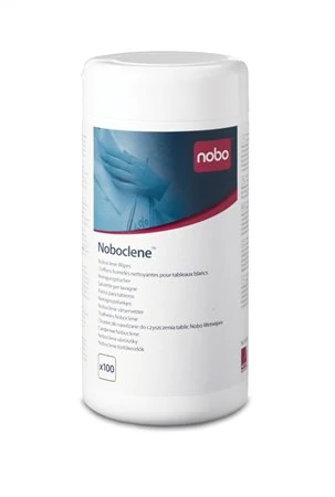 Nedves tisztítókendő, hengerben,100 db, NOBO 