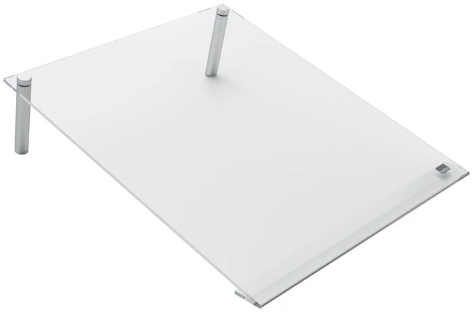 Jegyzettábla, akril, döntött, A4, NOBO 