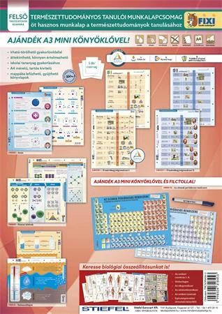 Tanulói munkalap csomag, 5 munkalap, 1 alátét, filc, STIEFEL 