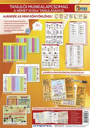 Tanulói munkalap csomag, 5 munkalap, 1 alátét, filc, STIEFEL 