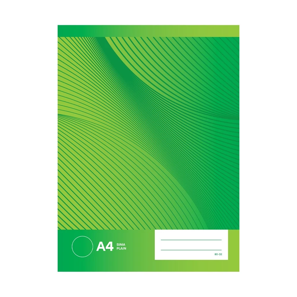 Füzet, tűzött, A4, sima, 32 lap, BS 