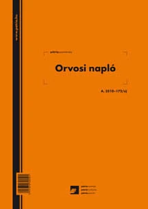 Orvosi napló 200 lapos könyv A/4 álló