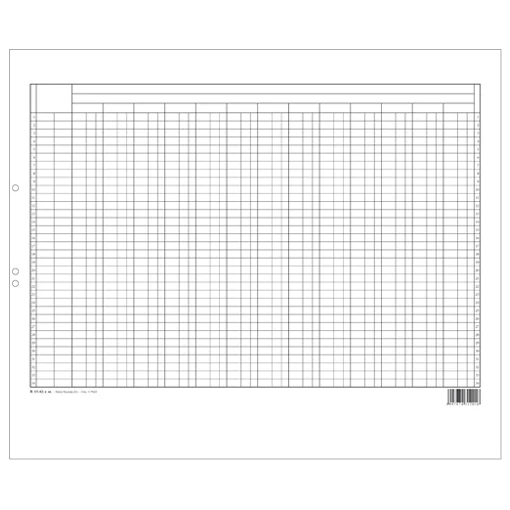 Könyvelési statisztikai gyüjtőív szabadlap 420x295 mm